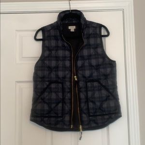 J. Crew plaid vest